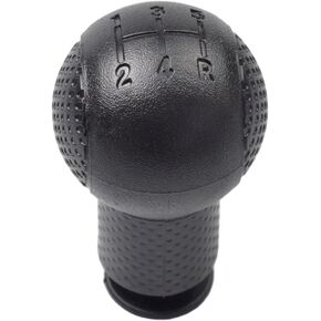 Hacreyatu 5 Speed Manual Gear Shift Knob Shifter Lever Stick Knob Gaiter Boot Cover for C-hevrolet C-hevy Sail 2009 2010 2011 2012 2013 2014 (Overall,5 Speed)
