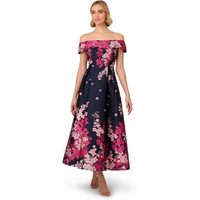 Adrianna Papell Women's Off-Shoulder Dress