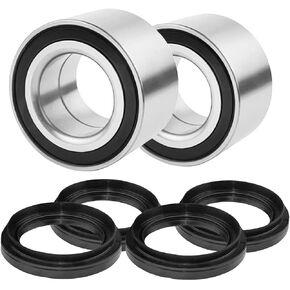Compatible with Honda TRX350FE Rancher ATV Bearing & Seals kit Both Sides Front Wheels 2000-2006 (Aftermarket Parts)