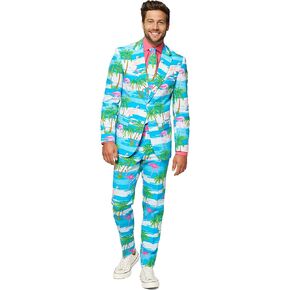 Opposuits Men's Funny Costume Party Suit - Comes with Jacket - Pants and Tie