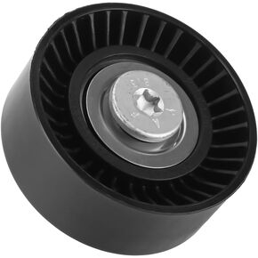 Drive Belt Idler Pulley Belt Tensioner Pulley - Compatible for BMW 545i Sedan(E60) 2004-2005, for BMW 550i Sedan(E60) 2006-2009 - Replace Part 11287549557