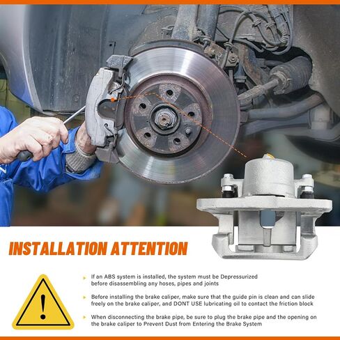 DRIVESTAR 19B2688+19B2689 New Pair Front LH RH Brake Caliper for Toyota RAV4 2001 2002 2003 L4 2.0L 2.4L in Saudi Arabia