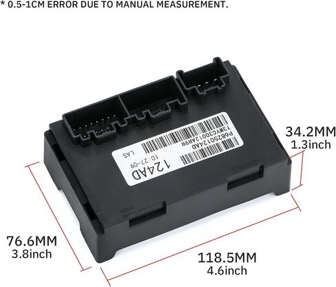 68250124AD Transfer Case Control Module Compatible with Dodge Durango/Grand Cherokee 2016 2017 2018 2-Speed Replace 68250124AA 68250124AB (16-18 Durango Grand Cherokee) in Saudi Arabia