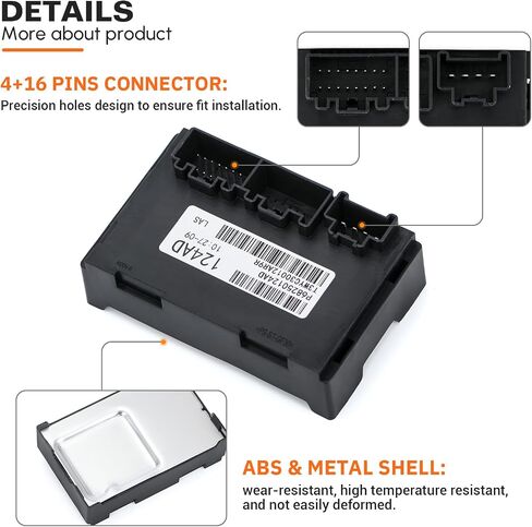 68250124AD Transfer Case Control Module Compatible with Dodge Durango/Grand Cherokee 2016 2017 2018 2-Speed Replace 68250124AA 68250124AB (16-18 Durango Grand Cherokee) in Saudi Arabia