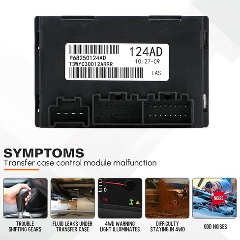 68250124AD Transfer Case Control Module Compatible with Dodge Durango/Grand Cherokee 2016 2017 2018 2-Speed Replace 68250124AA 68250124AB (16-18 Durango Grand Cherokee) in Saudi Arabia