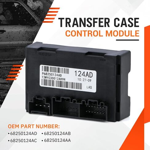 68250124AD Transfer Case Control Module Compatible with Dodge Durango/Grand Cherokee 2016 2017 2018 2-Speed Replace 68250124AA 68250124AB (16-18 Durango Grand Cherokee) in Saudi Arabia