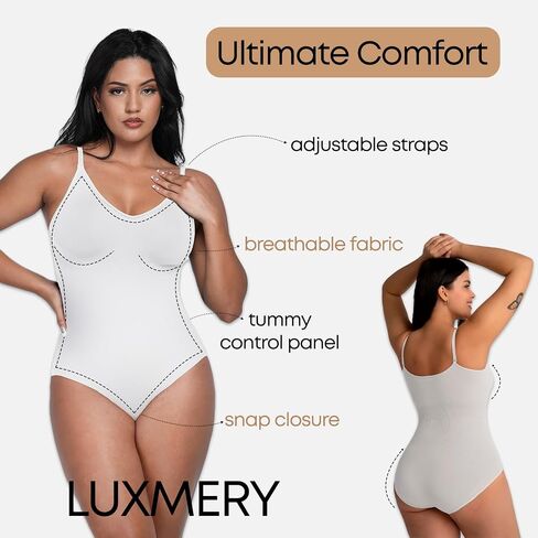 Sculpting Shapewear Bodysuit - Tummy Control - Seamless Compression Body Shaper Women in Saudi Arabia