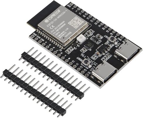 3 قطع ESP32-C6-WROOM-1 ESP32-C6 ESP32-C6-WROOM-1-N4 لوحة تطوير ESP32-C6-DevKitM-1 وحدة MCU ثنائية النواة من النوع C تدمج شبكة Wi-Fi كاملة وBLE لإنترنت الأشياء in Kuwait