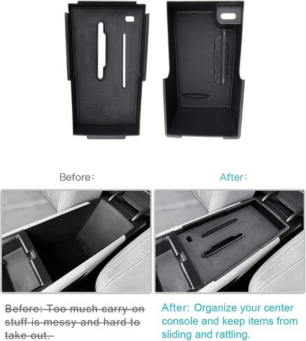 CDEFG for 2021 2022 2023 2024 2025 Kia K5 Console Organizer: Center Console Insert ABS Black Material Armrest Organizer Tray Secondary Storage Box Compatible with 2021-2024 2025 Kia K5 Accessories in Saudi Arabia