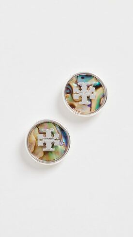 Tory Burch Women's Abalone Stud Earrings in Saudi Arabia