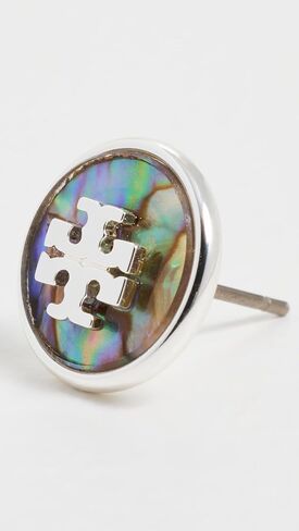 Tory Burch Women's Abalone Stud Earrings in Saudi Arabia