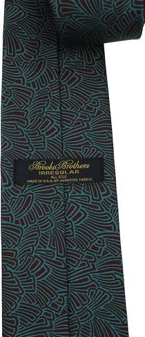 بروكس براذرز ربطة عنق هندسية باللون البني المخضر غير النظامية in Kuwait