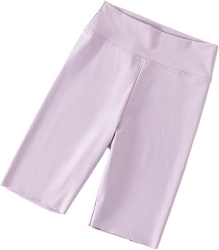 شورت رياضي للفتيات للأطفال بطول الركبة من الألياف اللدنة للتمرين والرقص واليوجا والجري والكرة الطائرة in Kuwait