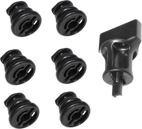 6 قطع من براغي قابس تصريف وعاء الزيت مع مجموعة أدوات إزالة واحدة لفولكس واجن 1.8 لتر 2.0 لتر بديل البنزين لأودي جولف باسات استبدال 06L103801 in Kuwait