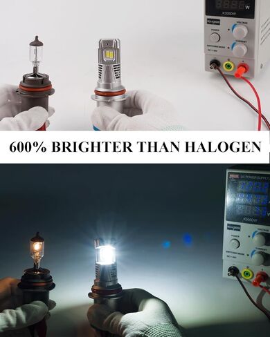 SEALIGHT 𝟗𝟎𝟎𝟓+𝐇𝟏𝟏 𝐋𝐢𝐠𝐡𝐭 Combo, 64,000LM 700% Super Brighter, 1:1 Real Size, 6500K Cool White Fog Light Bulbs for Car Powersports ATV/UTV, Pack of 4 in Saudi Arabia