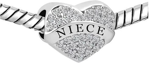 Heart I Love You Mom/Sister Charms for Bracelets Compatible with Pandora Bracelets for Women in Saudi Arabia