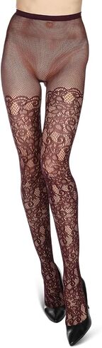MeMoi Women's Artistic Garden Nylon Net Tights in Saudi Arabia