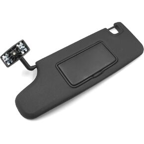 Nakuuly Left Driver Side Sun Visor Black Compatible with Jeep Wrangler JK 2007-2018 Replace 6CJ07DX9AA