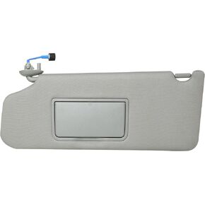 Driver Left Side Sun Visor Compatible with Honda Pilot 2009-2015 Replacement Sunshade # 83280-SZA-A01ZA (Gray, Driver Left Side)