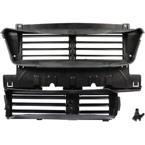 labwork Radiator Support Shutter Grille Assembly Replacement for 2017-2019 Ford Fusion