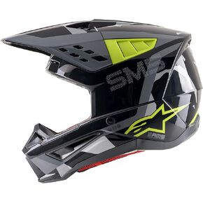 Alpinestars 83039211592-XL S-M5 Rover Helmet - Anthracite/Yel Fluo/Camo (X-Large) in Saudi Arabia