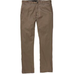 Volcom Men's Frickin Modern Fit Stretch Chino Pant Mushroom