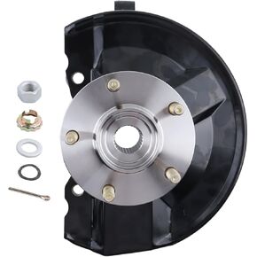 FEIDKS Front Left Driver Side Steering Knuckle & Wheel Bearing Hub Assembly Compatible with 2007-2012 Dodge Caliber, 2007-2017 Jeep Compass, 2007-2017 Jeep Patriot 698-411
