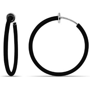 Clip On Spring Hoop Earrings for Non-Pierced Ears