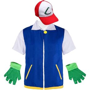 Adult Kids Cosplay Costume Halloween Hoodie Jacket Gloves Hat Sets for Trainer