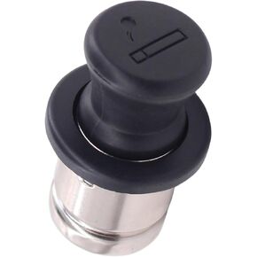 MOTOKU Cigarette Lighter Knob for Chrysler 200 300 Pacifica Dodge Charger Challenger Durango Ram 1500 2500 Jeep Wrangler Grand Cherokee Gladiator Compass