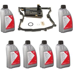 Auto Transmission Service Kit: 6L ATF Fluid + Filter for VW 1.8L Beetle Passat Jetta (2014-2017)