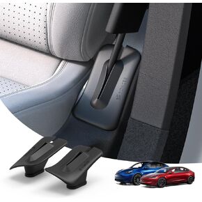 YONZEE 2-Pack Silicone Seat Belt Groove Protector for Tesla Model 3/Y Accessories 2025 2024 2023 2022 2021