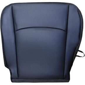 Driver Bottom Black Leather Replacement Seat Cover for Dodge Ram 1500 Laramie 2013 2014 2015 2016 2017 2018