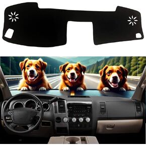 Dashboard Cover Mat for Toyota RAV4 2024 2023 2022 2021 2020 2019 Without HUD Accessories Dash Cover Dash Mat Sunshade Glare UV Rays Protector
