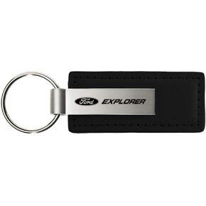 Au-TOMOTIVE GOLD Rectangular Leather Key chain for Ford Explorer