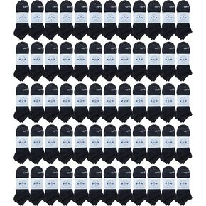 Yacht & Smith 60 Pair Men, Women & Kids Low Cut Socks Thin Comfortable Lightweight Breathable Wholesale Bulk Sport Socks