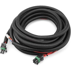2 Plugs Truck Side Fleet Flex Control Harness Fit for Western Fisher Blizzard SnowEx Snowplow Replace 28587