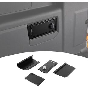 for Bronco Trunk Storage Safe Box with Lock Compatible with Ford Bronco 2021-2024 Black Cargo Cubby Hole Accessories