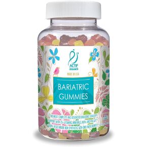 ACTIF Organic Bariatric Gummies with 25+ Organic Vitamins and Minerals for Bariatric Surgery and Weight Loss, Advanced Formula - 90 Count