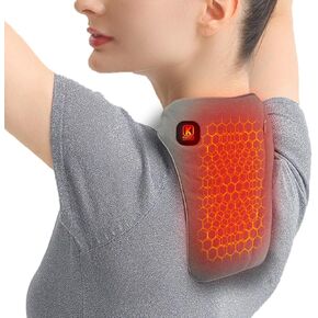Neck Heating pad for Neck Pain, Cordless Neck Heating Pad Portable Electric Heated Neck Wrap for Neck Pain Relief,Compression Neck Support for Pain Relief Stiffness,Auto Shut-Off,Washable
