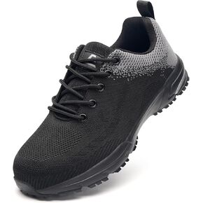 Steel Toe Shoes for Men Women Work Safety Shoes Comfortable Lightweight Puncture Proof Slip Resistant Indestructible Warehouse Industry Construction Shoes in Kuwait