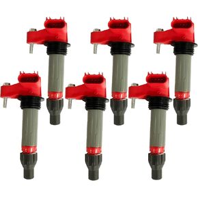 Ignition Coil Pack 6 PCS For UF569 12590990 GN10494 Compatible with Buick Enclave Cadillac Chevy GMC ATS CTS SRX XTS STS Camaro Equinox Caprice Impala Terrain Acadia G6 G8 V6 3.0L 3.2L 3.6L