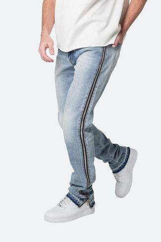 mnml Men's D558 Straight Stripe Denim in Kuwait