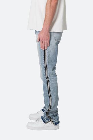 mnml Men's D558 Straight Stripe Denim in Kuwait