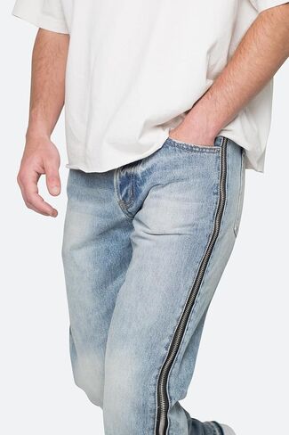 mnml Men's D558 Straight Stripe Denim in Kuwait