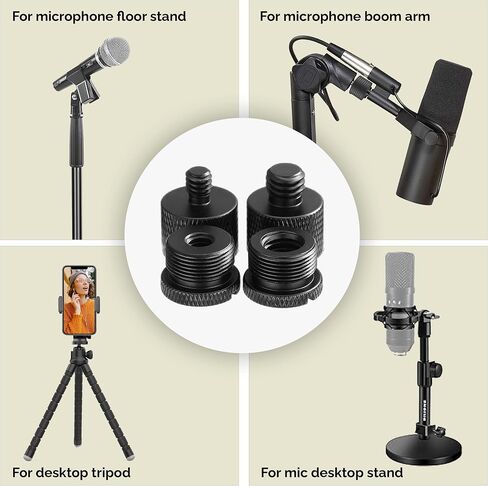 IXTECH Microphone Boom Arm with Desk Mount, 360° Rotatable, Adjustable and Foldable Scissor Mounting for Podcast, Video Gaming, Radio and Studio Audio, Sturdy and Universal - Elegance Model in Kuwait