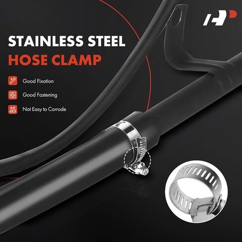 A-Premium Fuel Tank Filler Neck Pipe Hose Compatible with Chevrolet Tahoe & GMC Yukon & Cadillac Escalade 2010-2014, Escalade EXT 2007-2013, 5.3L 6.2L, Replace# 10390317, 15827629 in Saudi Arabia