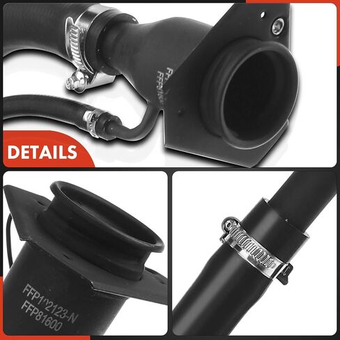 A-Premium Fuel Tank Filler Neck Pipe Hose Compatible with Chevrolet Tahoe & GMC Yukon & Cadillac Escalade 2010-2014, Escalade EXT 2007-2013, 5.3L 6.2L, Replace# 10390317, 15827629 in Saudi Arabia