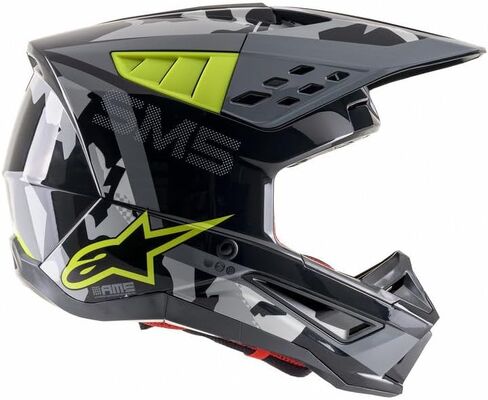 خوذة ألبينستارز 83039211592-XL S-M5 روفر - أنثراسايت/Yel Fluo/Camo (X-Large) in Saudi Arabia
