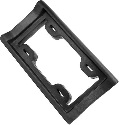 QWORK Heavy-Duty Rubber License Plate Bumper Guard, 7.6×14.7 Inch, Universal Compatibility with Cars, Trucks, SUVs, Vans with Installation Kit,2 Pcs in Saudi Arabia